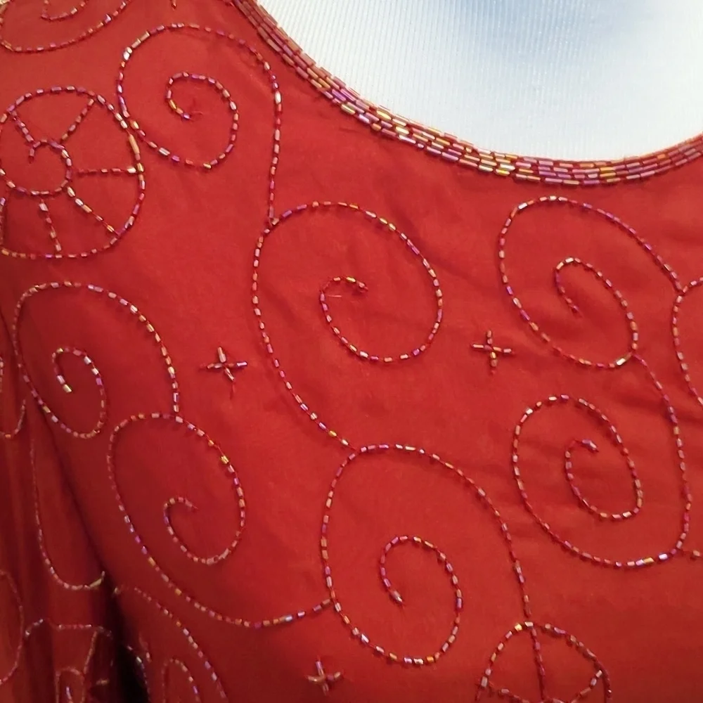 Principles Sequin Shift Dress SZ M - Picture 2 of 7